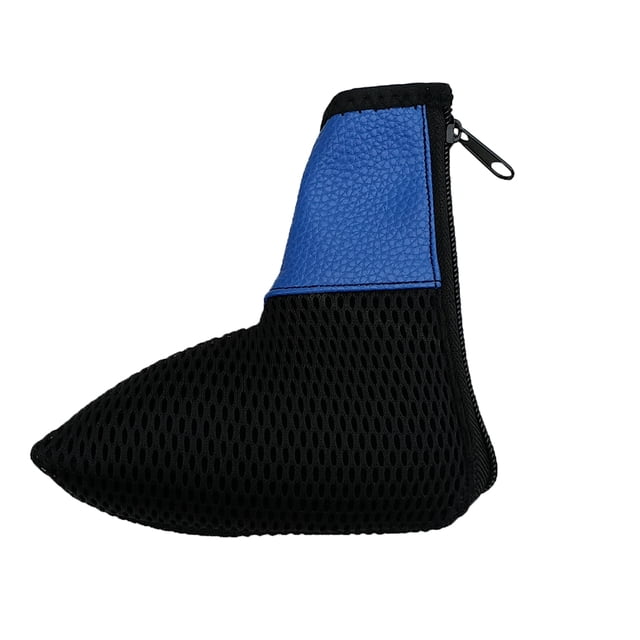 Cubierta de cabeza de putter de palo de golf de malla con cremallera Azul Sunnimix Funda duradera para putter de golf