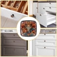 thumbnail image 6 of 4 Pcs Cabinet Handle Drawer Pulls Chinese God of Wealth Knobs with Screws Square Furniture Office Cabinet Knob Decoration, 6 of 7