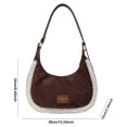 thumbnail image 4 of Bolsos para El Hombro Bolsas Paletas Gamuza Mujeres, 4 of 9