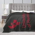 thumbnail image 4 of University of Phoenix Fleece Blanket, Very Soft Microfiber Flannel Blanket for Couch Warm and Cozy for All Seasons, 4 of 6