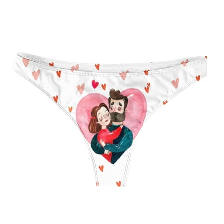 

Women And Men Valentine s Day Printing Plus Size Boxer Underpants Mid High Waist Underwear Thigh High Fishnet Stockings for Women Lingerie Long Negligee Lingerie Woman s Lingerie