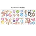thumbnail image 2 of CoreLiving Easter Window Clings 6 Sheets 36 Pcs Reusable Rabbit Egg Decorations for Glass Windows, Double-Sided Spring Decor for Home Office Living Room, 2 of 9