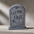 thumbnail image 4 of Lit Halloween Tombstone Outdoor Scene Decoration, Spooky Resin Graveyard Yard Decor, Gothic Skeleton Hands Tabletop Ornament, Holiday Party Centerpiece, 4 of 6