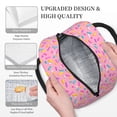 thumbnail image 3 of Fotbe Donut Pattern Lunch Bag, Insulated Lunch Box, Small Leakproof Cooler Food Lunch Containers Reusable High Capacity Lunch Tote Bags for Work, Travel, Outdoor, 3 of 6