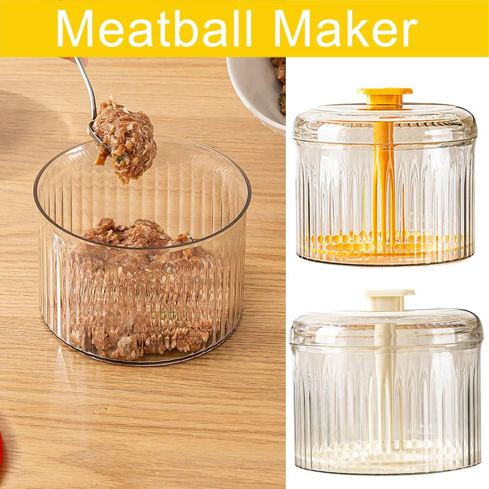 Stampo Per Polpette In Acciaio Inox - Triplo, Con Paletta - Facile Da Pulire, Niente Mani Unte - Foto 4