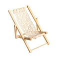 thumbnail image 4 of Sillón de casa de muñecas Mini silla plegable Accesorios para fotos Decoraciones de micropaisaje Diseño de escena Regalos Tumbona de simulació, 4 of 9
