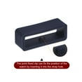 thumbnail image 4 of Uxcell 6pack Watch Strap Loop Fastener Rings 20mm Rubber Watch Holder Keeper Blue, 4 of 6