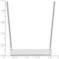 thumbnail image 2 of Auriga Fine Jewelry 925 Sterling Silver/Rh-plated Large Polished Blank Bar Necklace for Women 18", 2 of 5