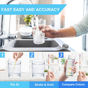 Water Testing Kits for Drinking Water: 125 Strips 16 in 1 Well and Drinking Water Test Kit, EASYTEST Water Test Strips with Hardness, pH, Lead, Iron, Copper, Chlorine, and More