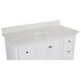 thumbnail image 5 of Bella 48" Bathroom Vanity with White Cabinet and Engineered Marble Top, 5 of 7