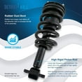 thumbnail image 4 of Detroit Axle - Front Struts for 4WD 2014-2018 Chevy GMC Silverado Sierra 1500 [w/o Magnetic Ride Control] Complete 2 Struts with Coil Spring 2015 2016 2017 Replacement Ready Struts Assembly, 4 of 8