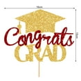 thumbnail image 4 of Tnobhg Congratulations 2024 Graduation Cake Topper Graduation Season Birthday Cake Insert Congrats Grad Party Decor Supplies, 4 of 7