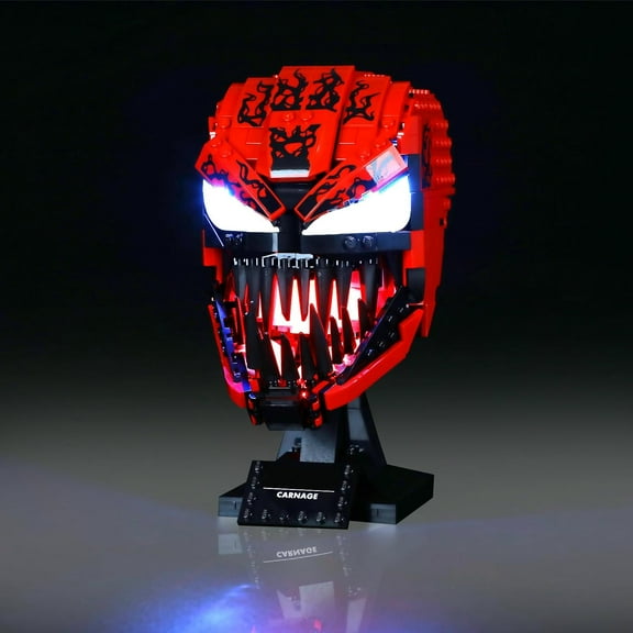 LED Light Kit for Lego Carnage 76199 Building Set, Compatible with Lego 76199 Building Blocks Model(Not Include Blocks Set)