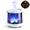 White, variant on OVERFINCH V93 200ml Cool Mist Humidifier & Essential Oil Diffuser, Jellyfish Mist, Aurora Light, Remote Control, White
