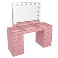 Impressions Vanity Desk, Slaystaion Pro 2.0 Makeup Vanity Table with 5