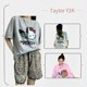thumbnail image 2 of Camiseta Kawaii de Hello Kitty, nueva China-Chic Spoof KT Sanrio Y2K Spicy Girls, Camiseta holgada de manga corta a la moda americana de calle Retro, 2 of 4