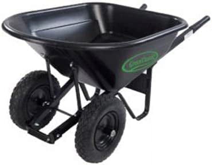 Green Thumb 8 cu. ft. Pro Poly Bed Wheelbarrow