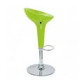 thumbnail image 2 of Alpha Tabouret à Barre Ajustable Style Bombo Contemporain - Lime Green, 2 of 2