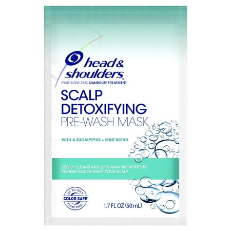 Head and Shoulders Scalp Detoxifying Pre-Wash Mask with Eucalyptus and Mint, 1.7 fl