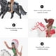 thumbnail image 2 of EeaseMX Juego de 8 figuras de plástico de indios para montar a caballo, modelo de vaquero del oeste, con adornos de varios estilos., 2 of 7