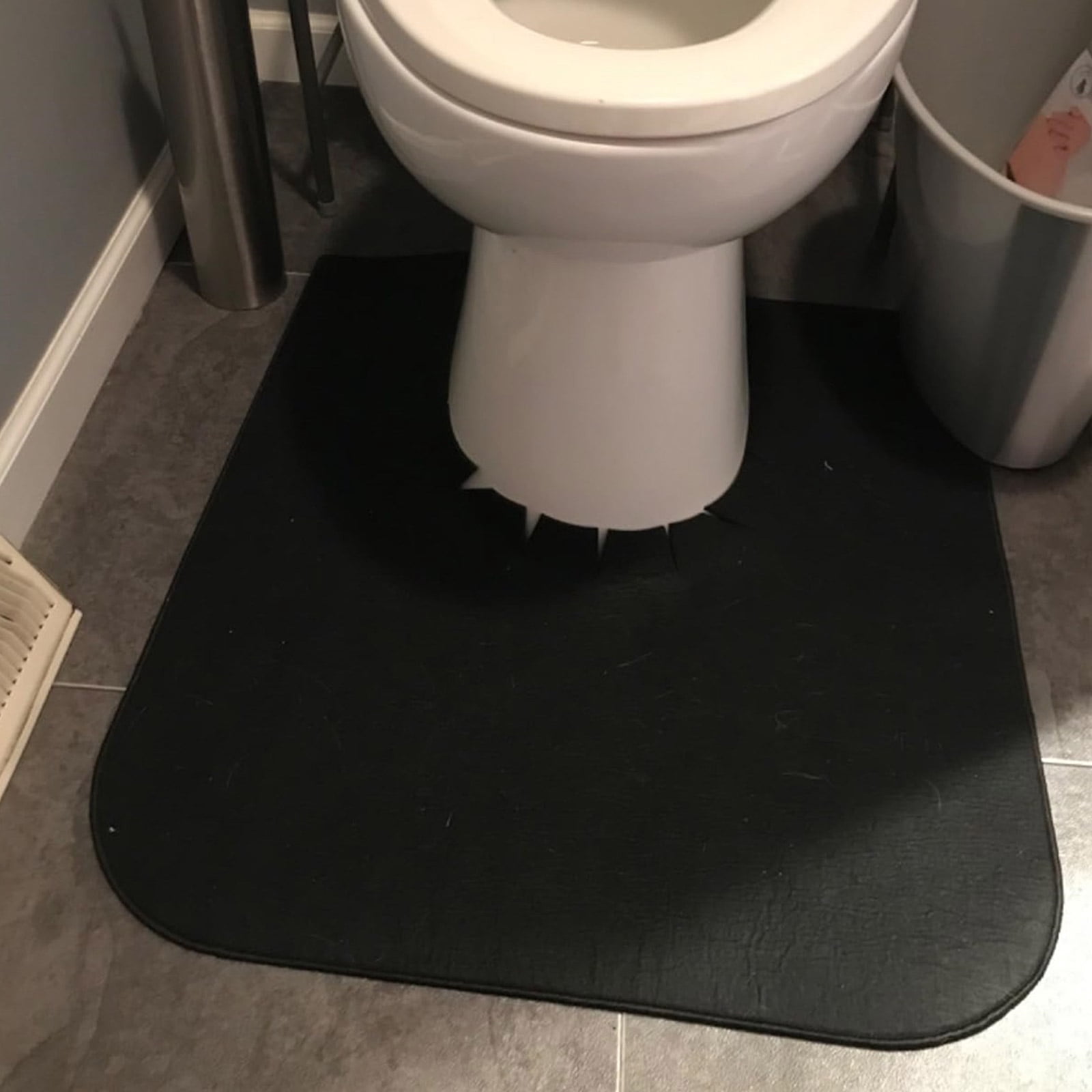 Toilet Floor Mats for Kids and Seniors Water Resistant Bathroom Rugs Bathroom Protectors Pad Potty Floor Mats 6pcs