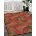 thumbnail image 3 of Ahgly Company Machine Washable Indoor Rectangle Transitional Red Area Rugs, 4' x 6', 3 of 7
