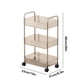 thumbnail image 3 of Carrito de almacenamiento con ruedas de 3 niveles: organizador multiusos de plástico para cocina, sala de estar, oficina y baño., 3 of 3