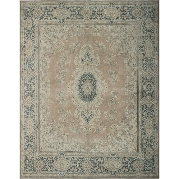 Fine VTG Everleigh Rust/Grey Rug, 9'10" x 13'0"