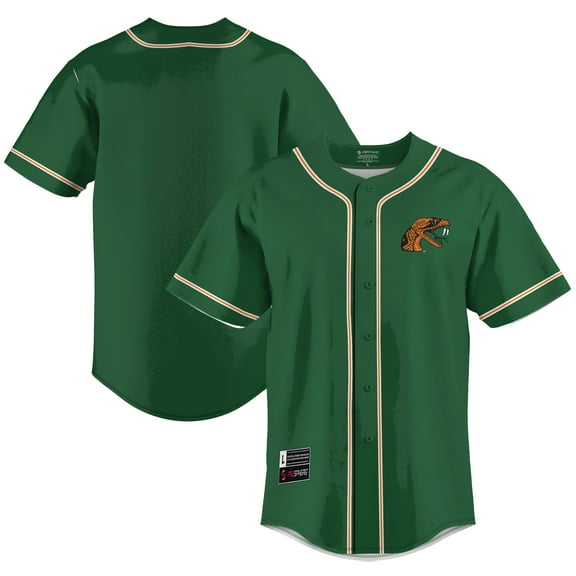 Men's GameDay Greats  Green Florida A&M Rattlers  Lightweight Baseball Jersey
