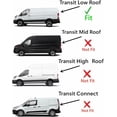 thumbnail image 3 of Tempered Privacy Driver Left Side Quarter Window Quarter Glass Compatible with Ford Transit 83.2" Low-Roof & Medium Wheel Base Van 2015-2026 Models (Not For Mid-Roof, High-Roof, or Connect), 3 of 5