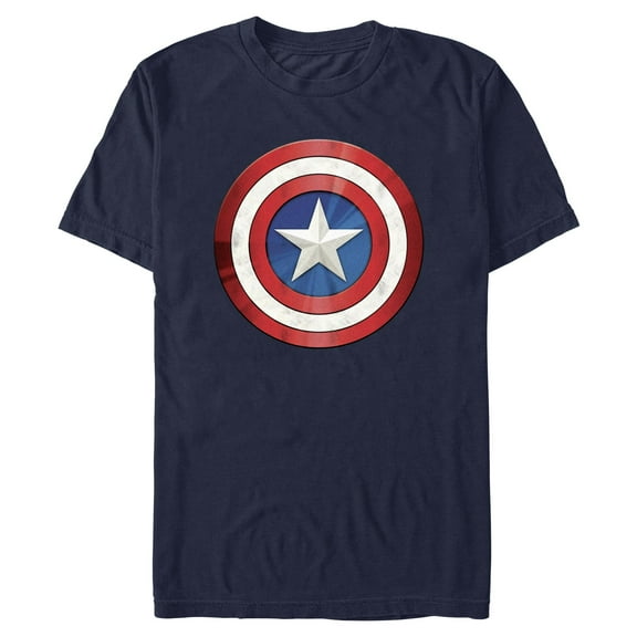 Mens Marvel Shiny Shield T Shirt