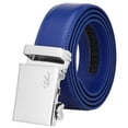 thumbnail image 2 of Falari Mens Genuine Leather Ratchet Dress Belt Automatic Sliding Buckle - 20 Variety Colors - Trim to Fit, 2 of 6