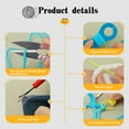 thumbnail image 6 of UzecPk Crochet Kit Beginners Crochet Hook Set with Crochet Yarn, 105 Pcs Portable Crochet Set with Ergonomic Crochet Hooks, Small Crochet Hooks, Travel Crochet Hook Case Full Knitting Crochet Supplies, 6 of 7