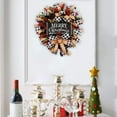 thumbnail image 3 of 1Pc Christmas Wreath, 25cm Car Rattan Wreath A, 3 of 5