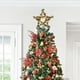 thumbnail image 5 of Iron Christmas Tree Topper Star with LED Lights, Wicker Fleecy Snowflake Design, Festive Holiday Home Decor for Indoor Xmas Party Decoration, 5 of 6