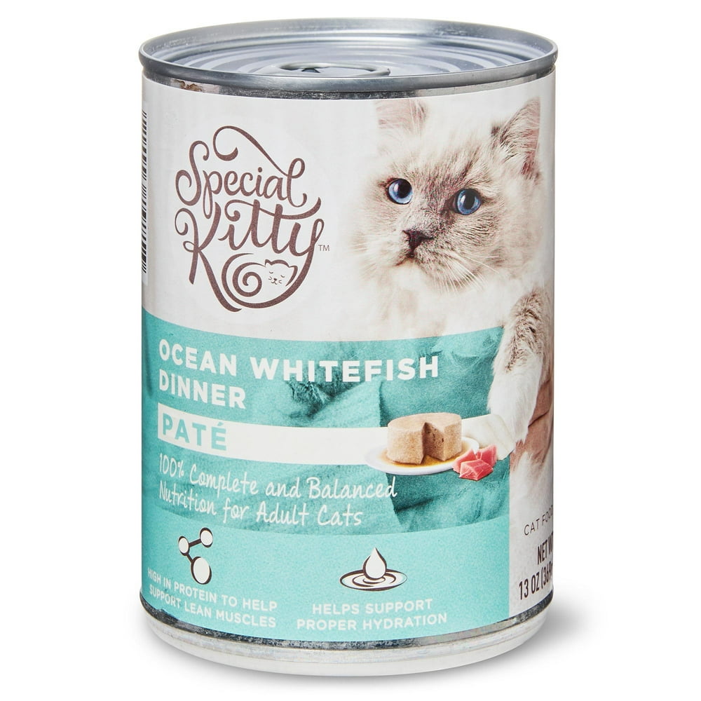 Special Kitty Ocean Whitefish Pate Wet Cat Food, 13 oz - Walmart.com