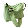 thumbnail image 1 of Bolso bandolera de gran capacidad para mujer, bolso de hombro con cierre de cremallera, bolso de lona, bolso de mano para niñas, bolso de mano para fi Verde Fernando Bolso de hombro para mujer, 1 of 8