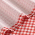 thumbnail image 4 of Cadancy Curtain Gingham Pattern Short Tier Fabric for Kitchen Cafe Doorway Window Rod Pocket Half Panel Privacy Panel Bedroom Bathroom Home Decor, 4 of 6