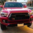 thumbnail image 4 of Yazoeia Tri-Color Grille Badge Emblem Decoration Accessories, Auto Classic Retro Tri Color Stripe Decal Sticker, Car Truck Label Fits for Tacoma 4Runner Tundra Sequoia Rav4 Highlander CJC912-115308, 4 of 6