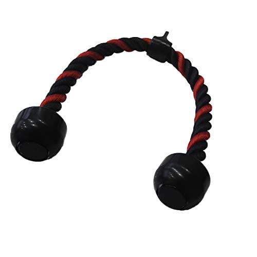 CAP Barbell Deluxe Tricep Rope, Red/Black