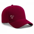 thumbnail image 5 of HuangHuanChen Womens Baseball Caps Love Heart Printed Unisex Cute Baseball Hats Trendy Sun Hat Adjustable Hats For Workout Running Sport Wear VisorWine, 5 of 5