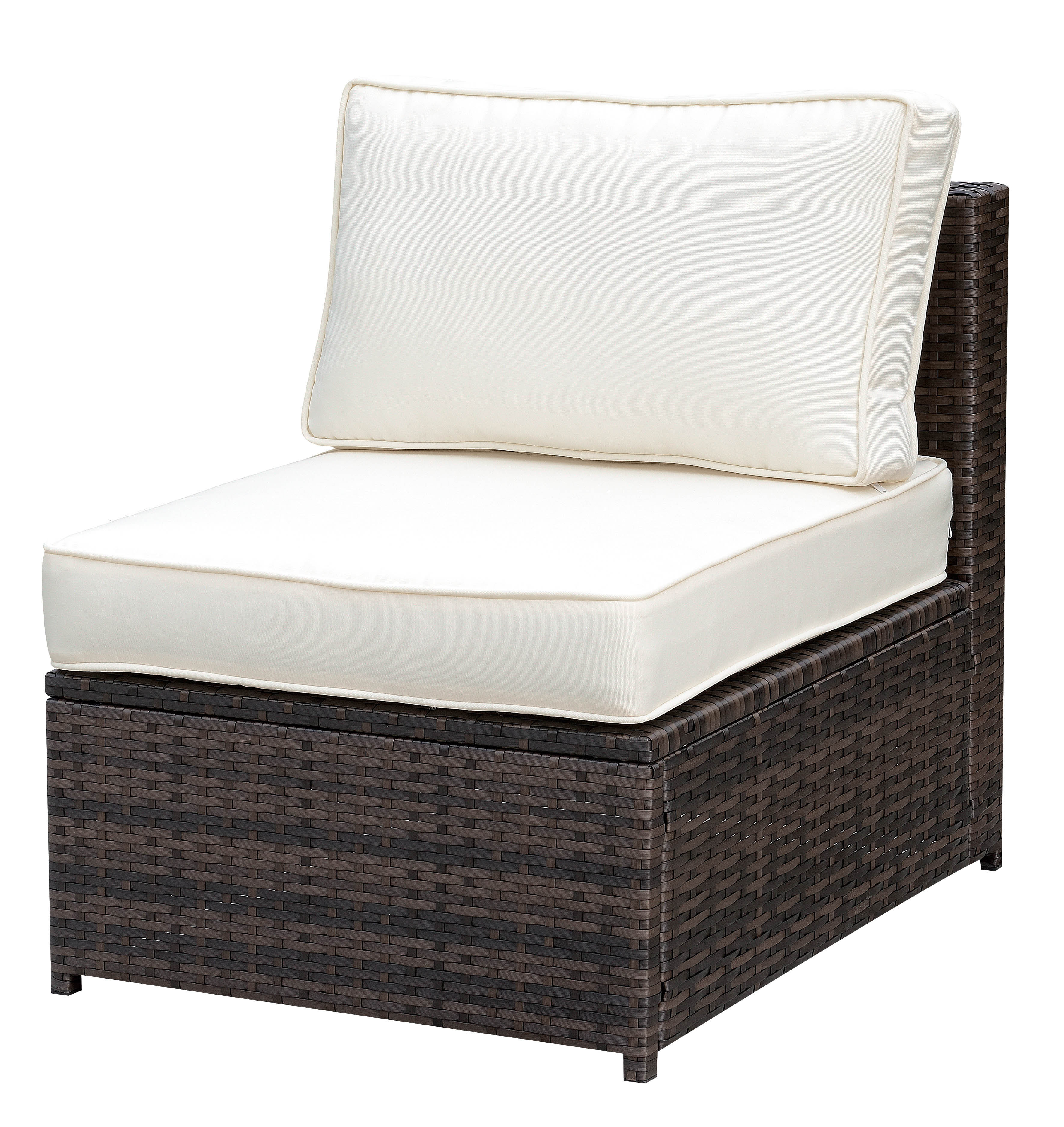 Furniture of America Ryland Outdoor Modular Armless Chair