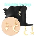 thumbnail image 1 of Pendientes para mujer, regalos para mujer, pendientes de temperamento de tendencia de moda occidental, pendientes de estrella y damas, pendientes de moda, 1 of 5