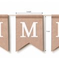 thumbnail image 2 of Kit de banderín bellium 97 banderas de arpillera con letras blancas DIY, 2 of 9