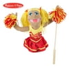 Melissa & Doug Cheerleader Puppet with Detachable Wooden Rod (Puppets & Puppet Theaters, Animated Gestures, Inspires Creativity, 15? H x 5? W x 6.5? L)