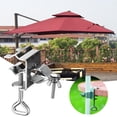 thumbnail image 3 of Travelwant Outdoor Umbrella Clamp - Steel Patio Umbrella Holder | Attaches to The Railsor Fence Post, Railing, Bleachers, Benches, Tailgates and More, 3 of 7