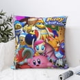 thumbnail image 6 of Throw Pillow Covers 16"x16" Inch, Kirby Decorative Pillow Case for Sofa Couch Chair Bedroom Modern Decor, 6 of 7