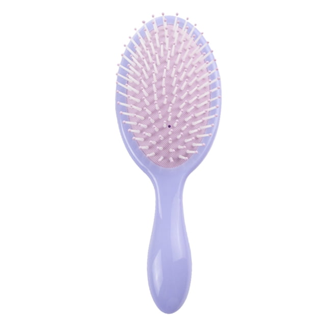 Peine de masaje con cojín de aire de color macarrón, lindo peine de plástico para cabello liso, peine de masaje