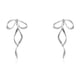 thumbnail image 5 of Pendientes de diseño con aguja de plata S925 Pendientes largos con lazo de metal plateado Pendientes antiguos de hadas Accesorio versátil, 5 of 6