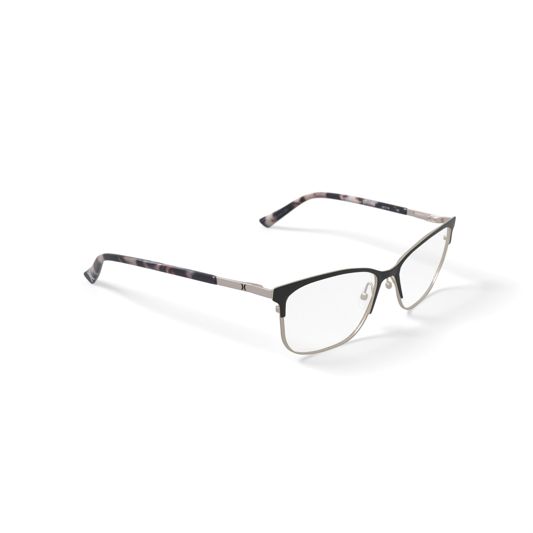 Hurley Women's Sal Prescription Eyeglasses with Case, Matte Black